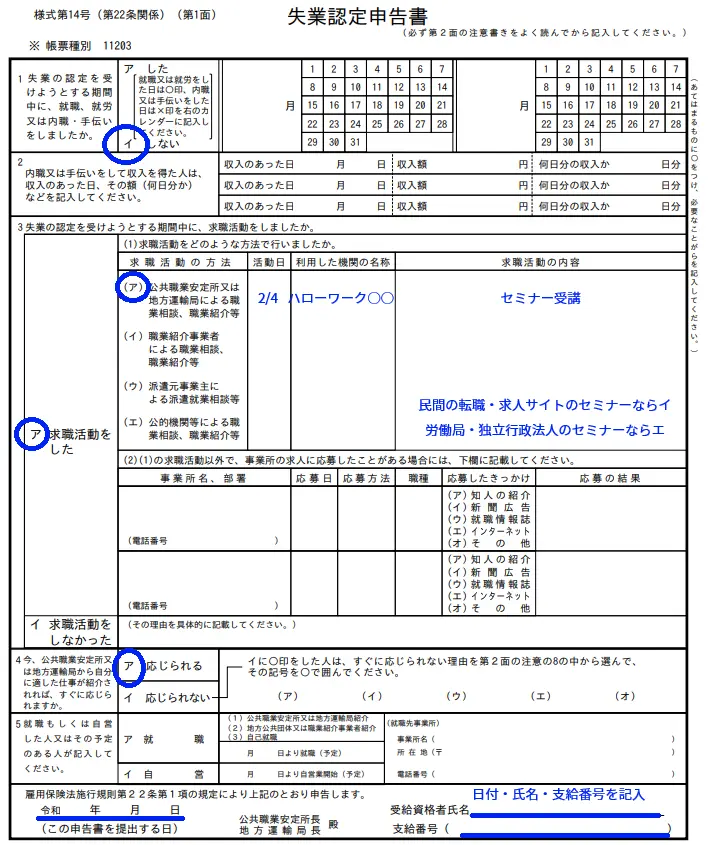 Unemployment Recognition Report Sample