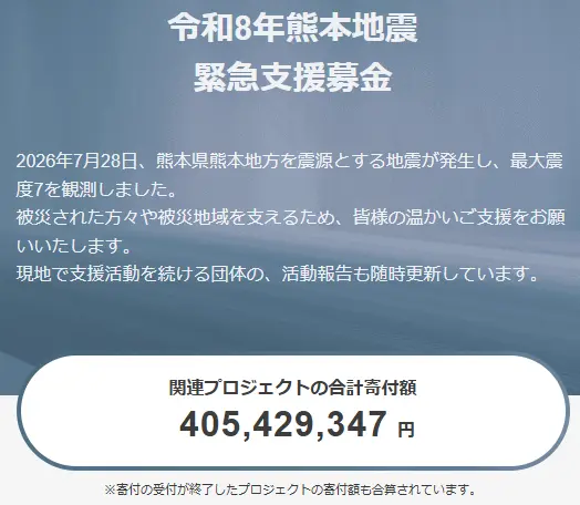Donation 2026Q3 YahooNet