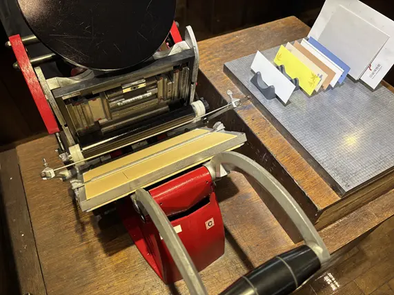 Workshop at Printing Museum